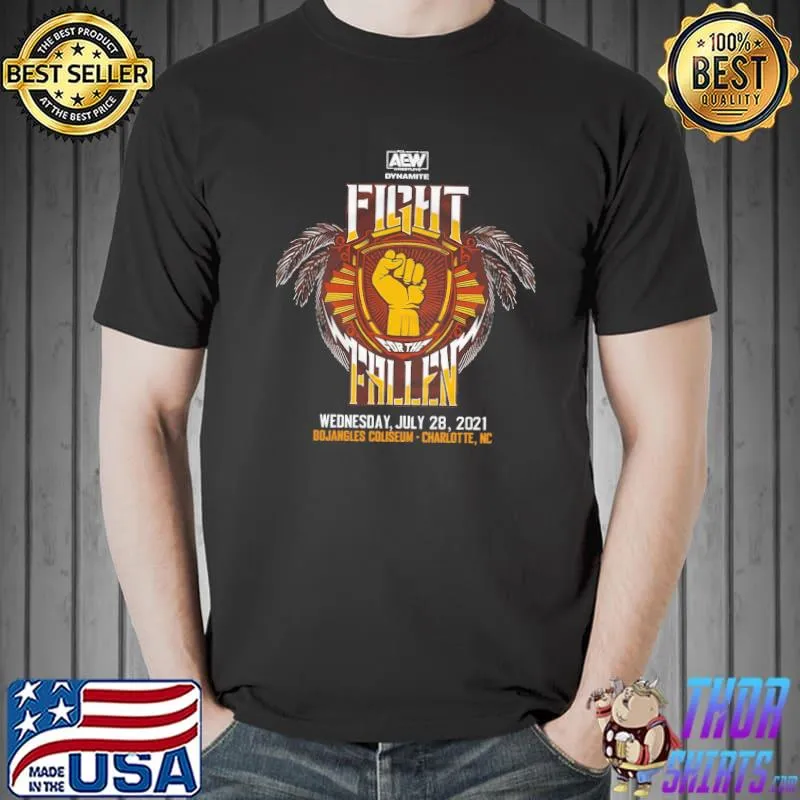 AEW Fight for the Fallen 2021 Logo Wednesday July 28 2021 Shirt Unisex