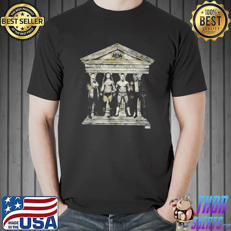 AEW - The Four Pillars of All Elite Wrestling Shirt Unisex