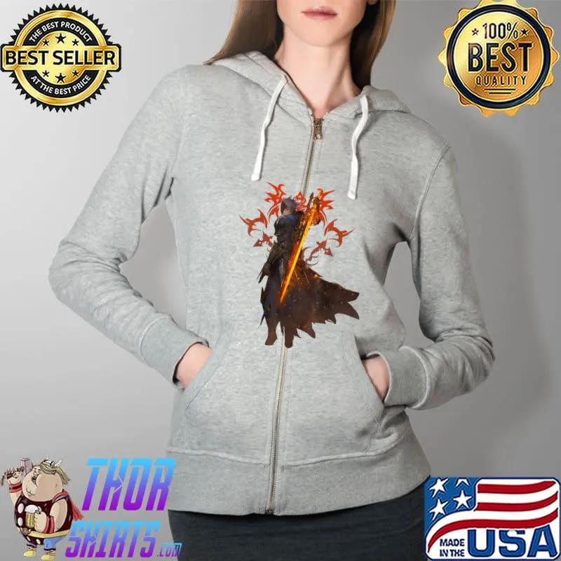 Alphens Funny Tales-Arises T-Shirt Full Zip Hooded