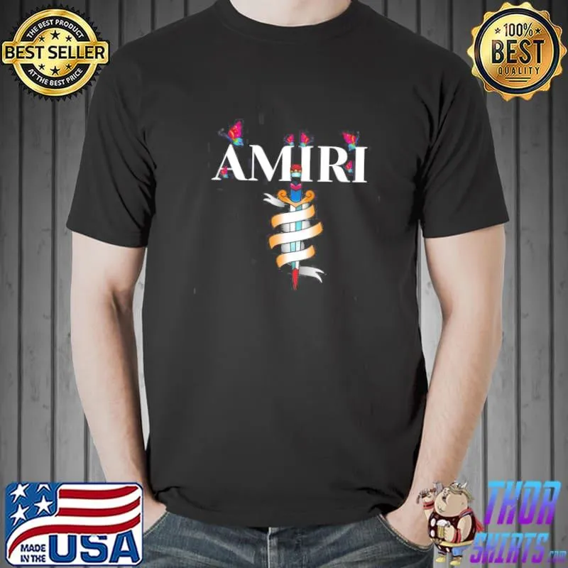 Amiri Knife Butterfly Shirt Unisex
