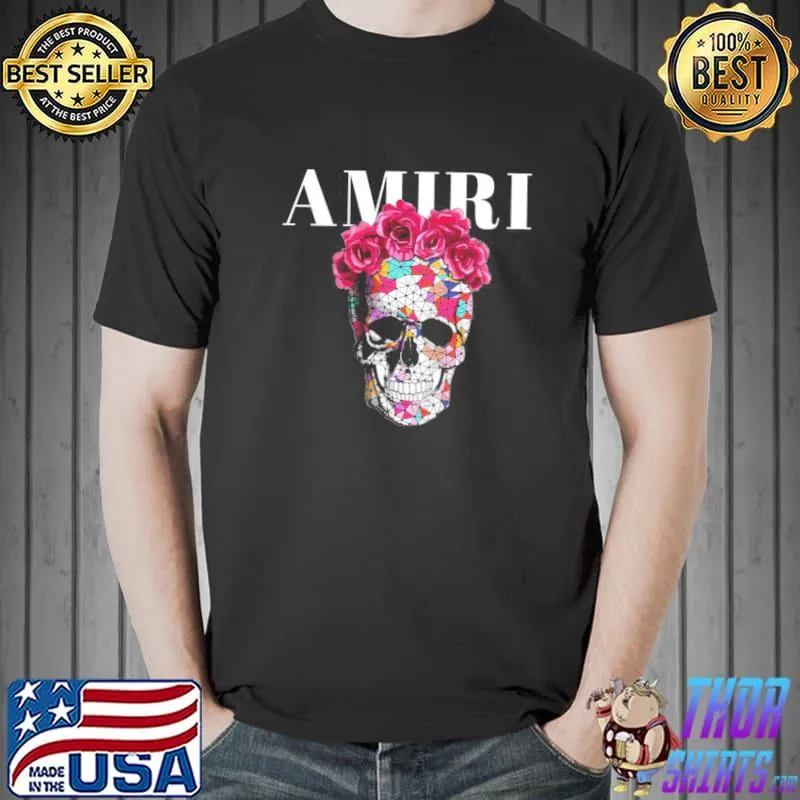 Amiri Skull Roses Shirt Unisex