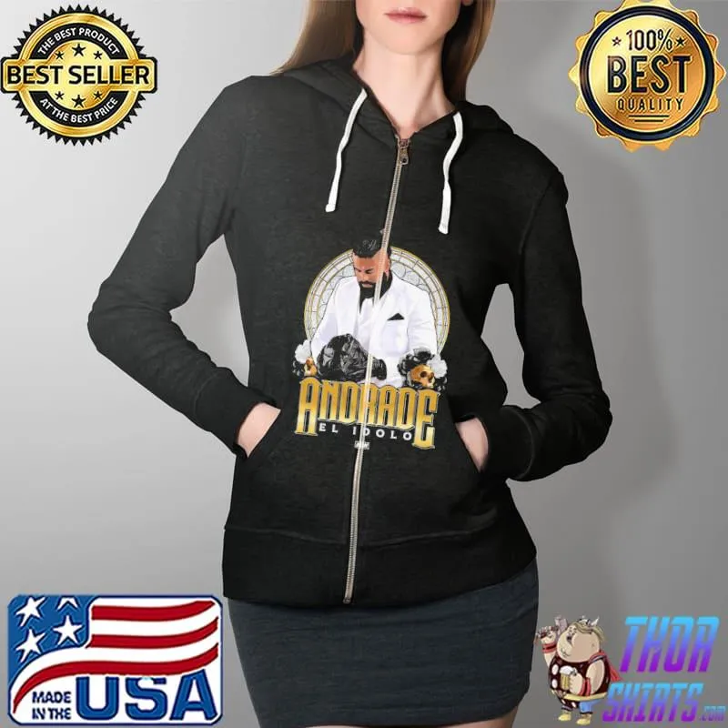 Andrade El Idolo - Black Mask Shirt Full Zip Hooded