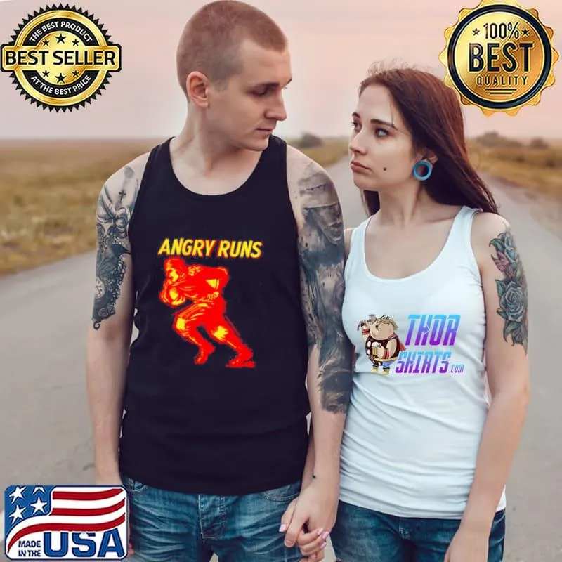 Angry Runs Football Shirt Tank Top