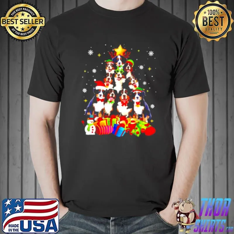 Awesome bernese Mountain Christmas tree s Unisex