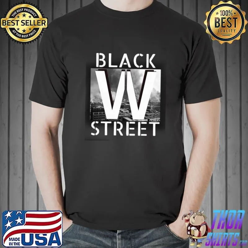 Awesome Black Wall Street Shirt Unisex