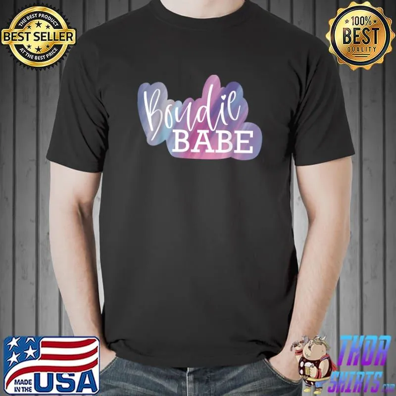 Awesome Boudoir Boudie Babe Support Small Businesses T-Shirt