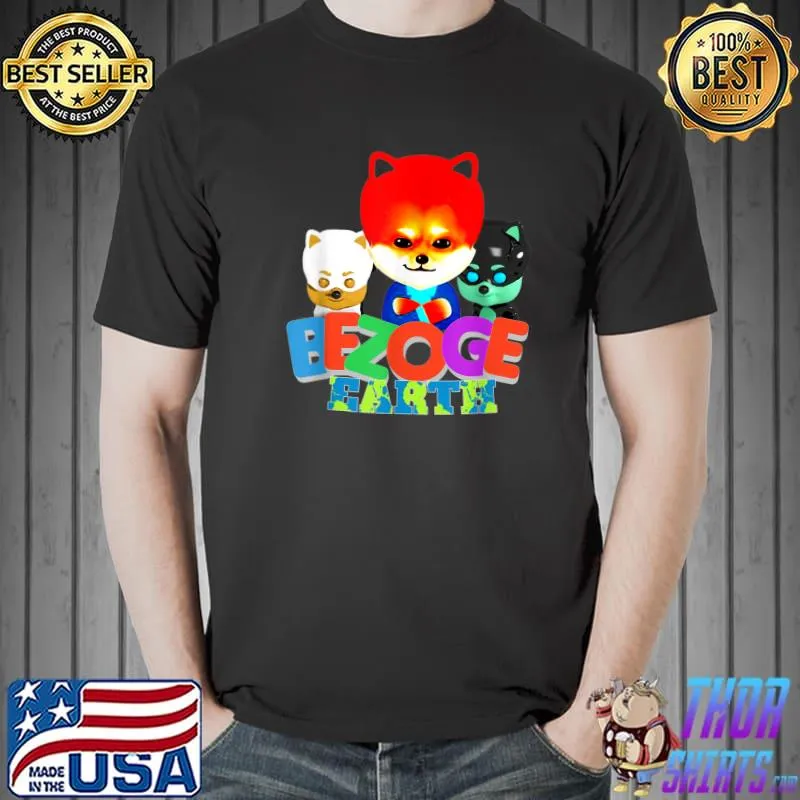 Awesome Colorful Bezoge earth, bezoge coin T-Shirt