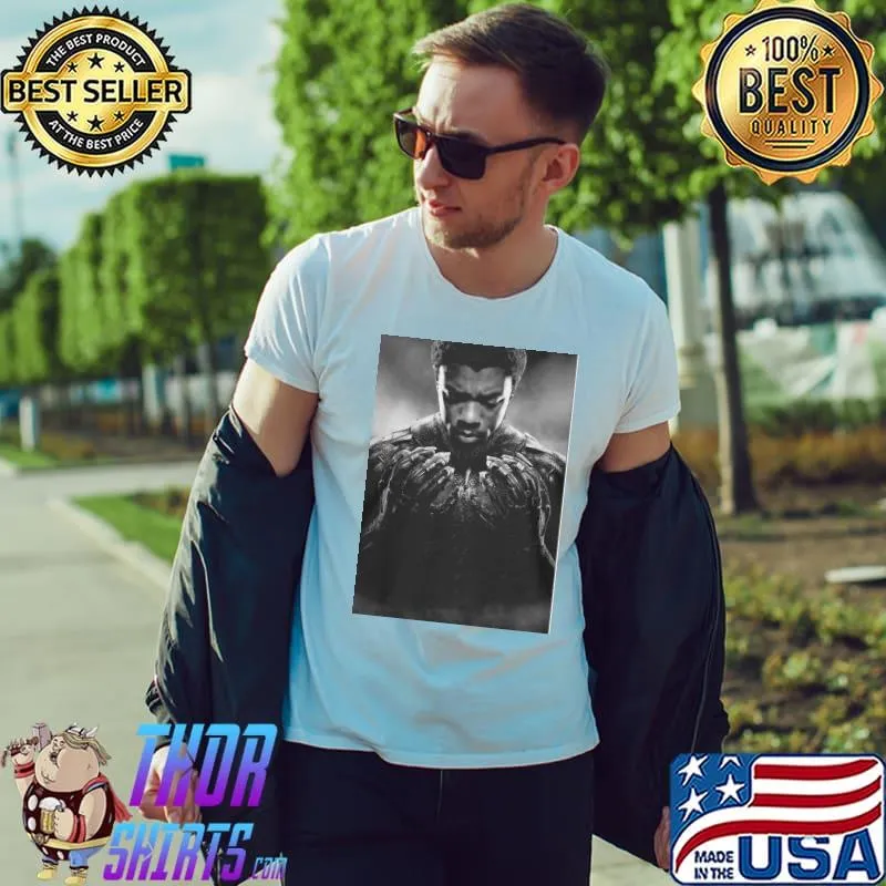 Awesome Cool Chadwick Boseman Black Panther 1977 2020 Thank You For The Memories Signature Shirt Unisex