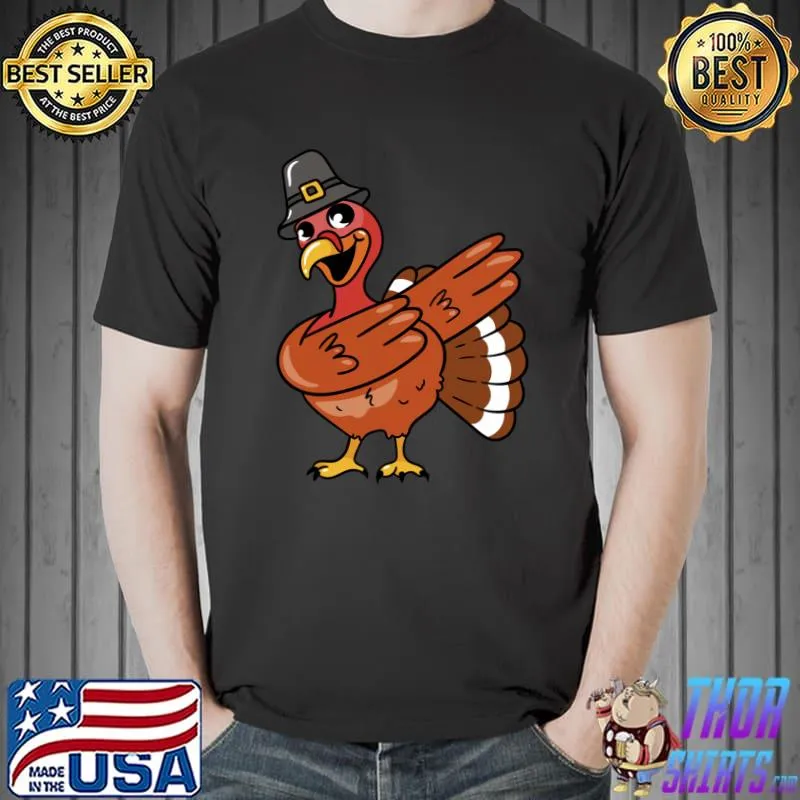 Awesome dabbing Turkey, Go Stuff Yourself, Funny Thanksgiving Turkey T-s Unisex