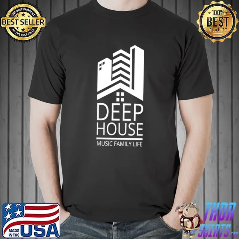 Awesome deep House Music Family Soulful House EDM T-Shirt Unisex