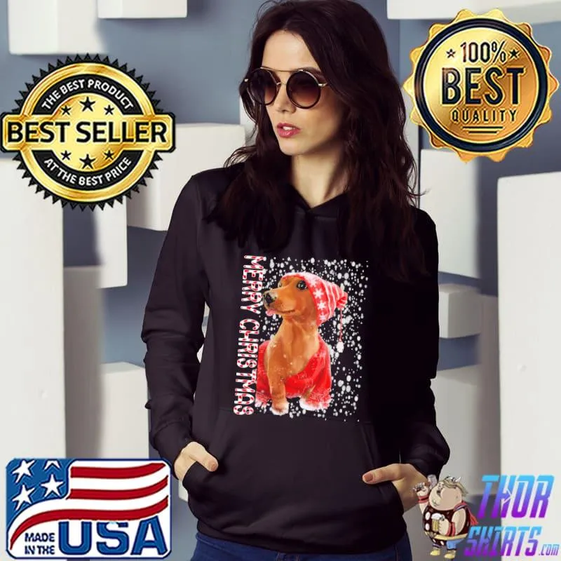 Awesome Dog Merry Christmas Snow Shirt