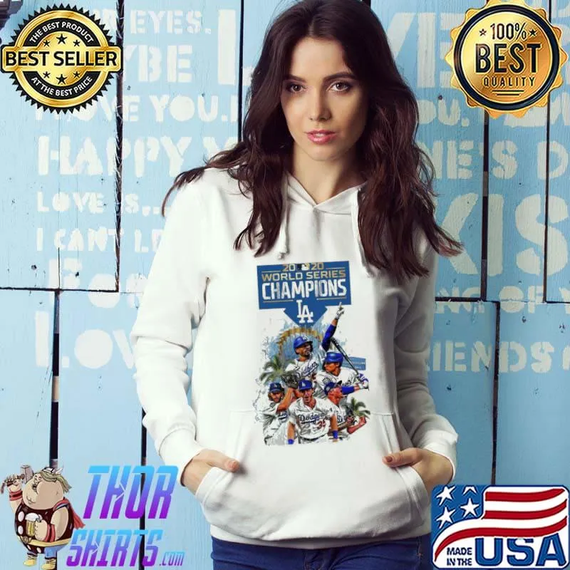 Awesome Good Los Angeles Dodgers 2020 World Series Champions Player Legend Shirt Hoodie