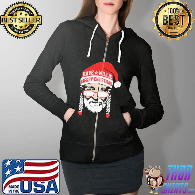 Awesome have A Willie Merry Christmas Unisex Sweats Full Zip Hooded