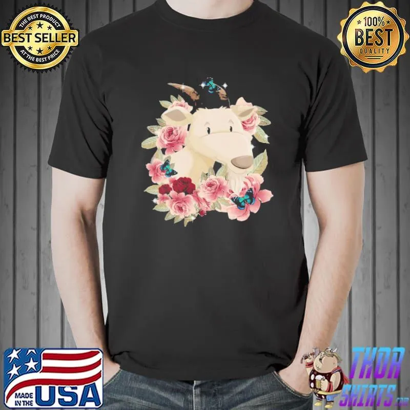Awesome I Love Goat Flower Shirt Unisex