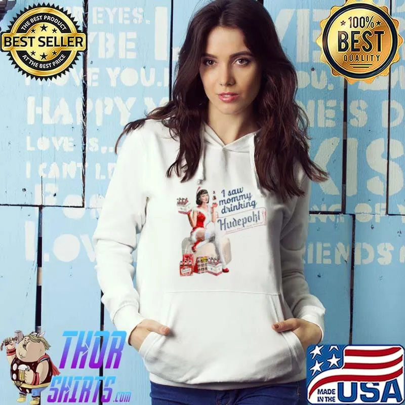 Awesome Isaw mommy drinking Hudepohl Xmas shirt