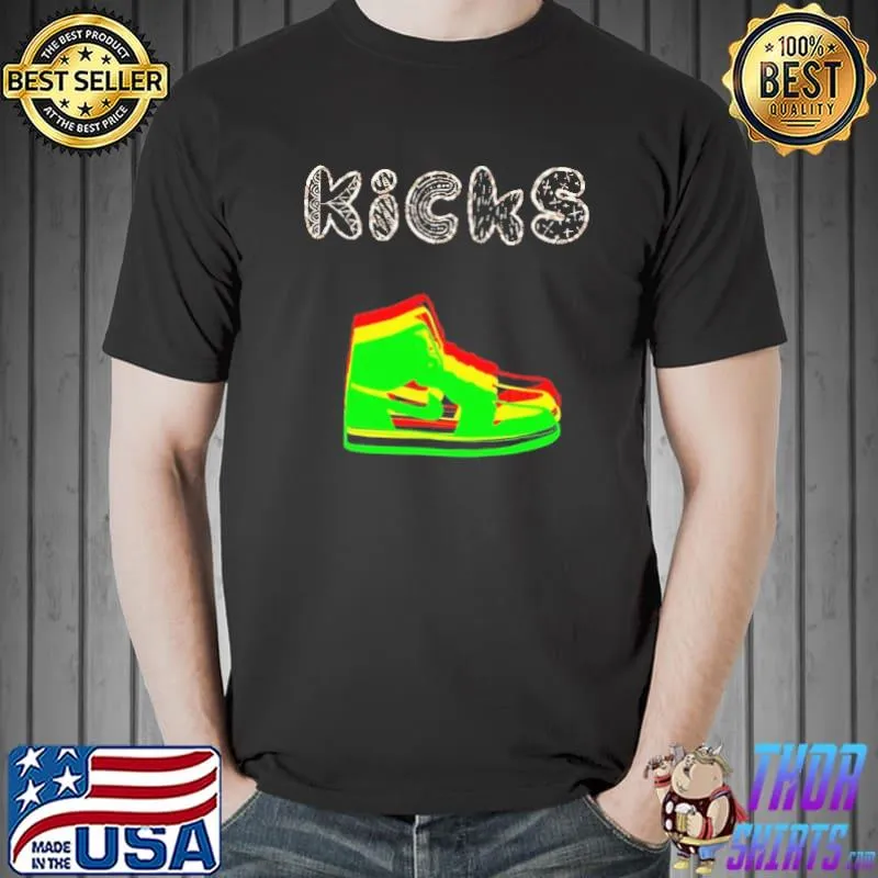 Awesome Kicks Sport Shoes Retro Shirt Unisex