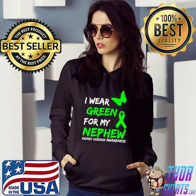Awesome kidney Disease I Wear Green For My Nephew Ribbon Premium T-Shirt