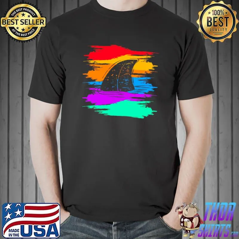 Awesome LGBT Shark Gender Equality Human Rights Freedom Gay Lesbian T-shirt