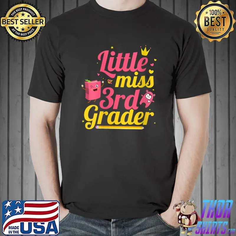 Awesome little Miss 3rd Grader Girls T-Shirt Unisex