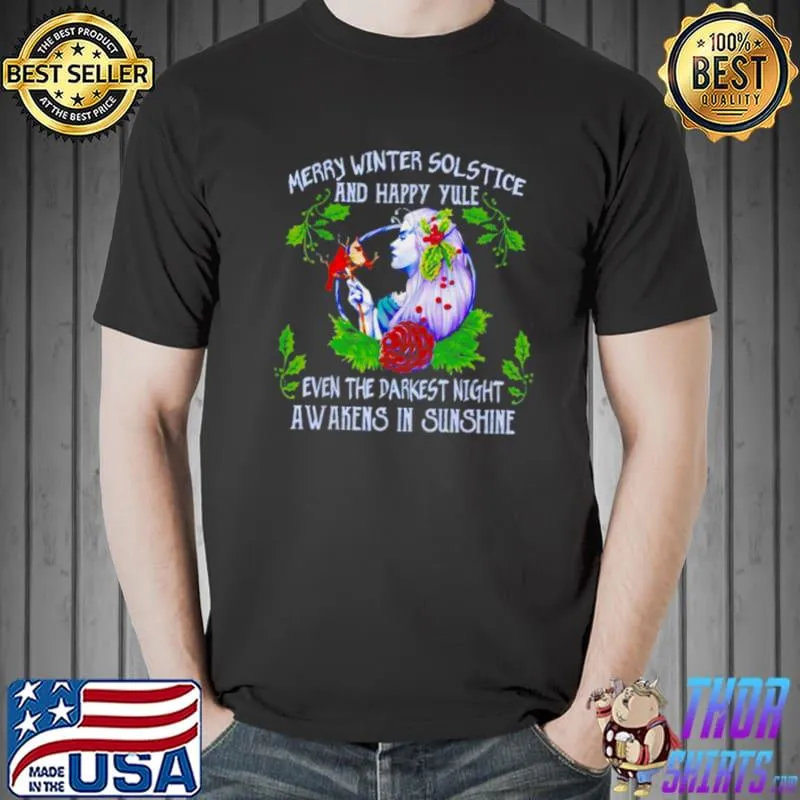 Awesome Merry Winter Solstice And Happy Yule shirt