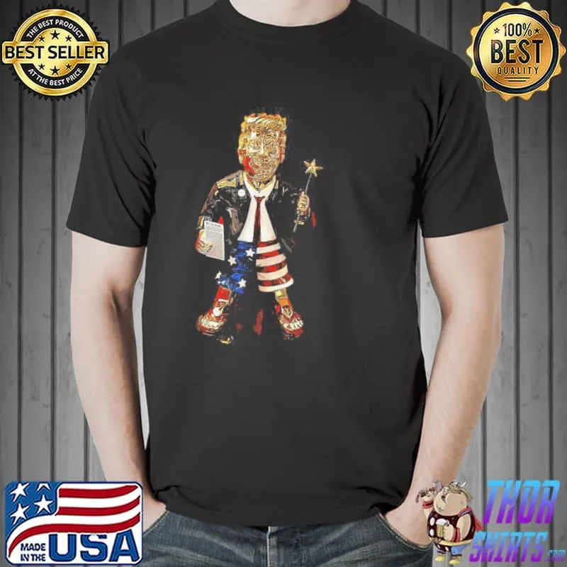 Awesome Nice Golden Trump Statue Shirt