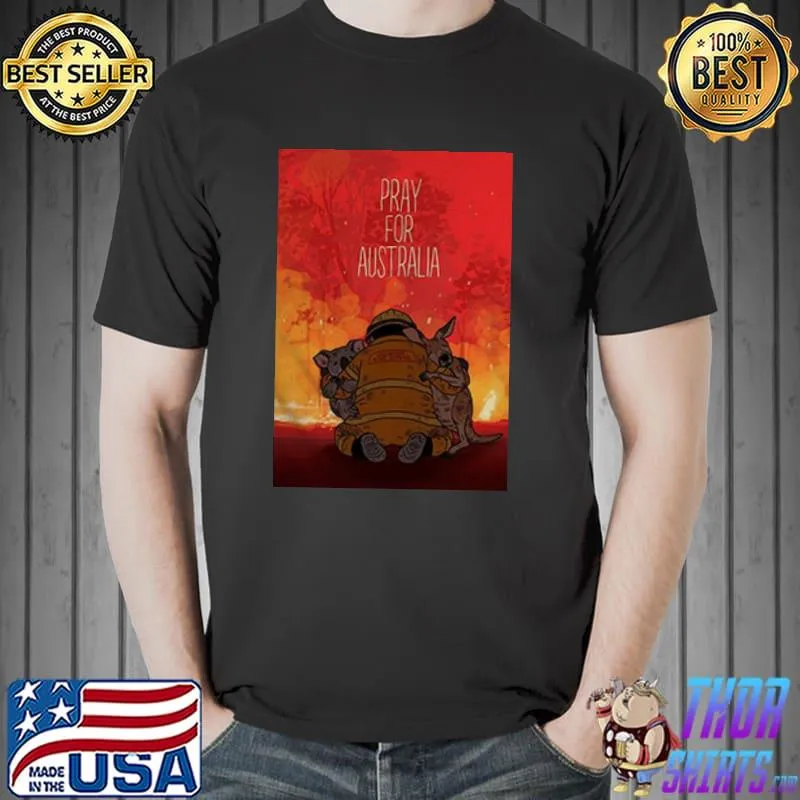 Awesome Official Bushfires People Pray For Australia Shirt Unisex