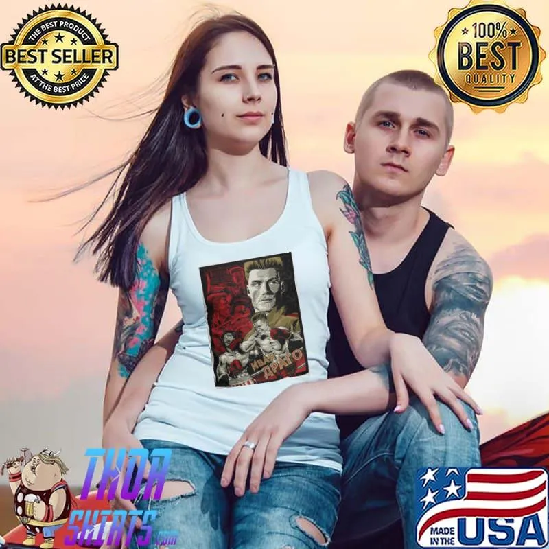 Awesome Rocky Ivan Drago Boxer Movie Retro Russia Shirt Tank Top