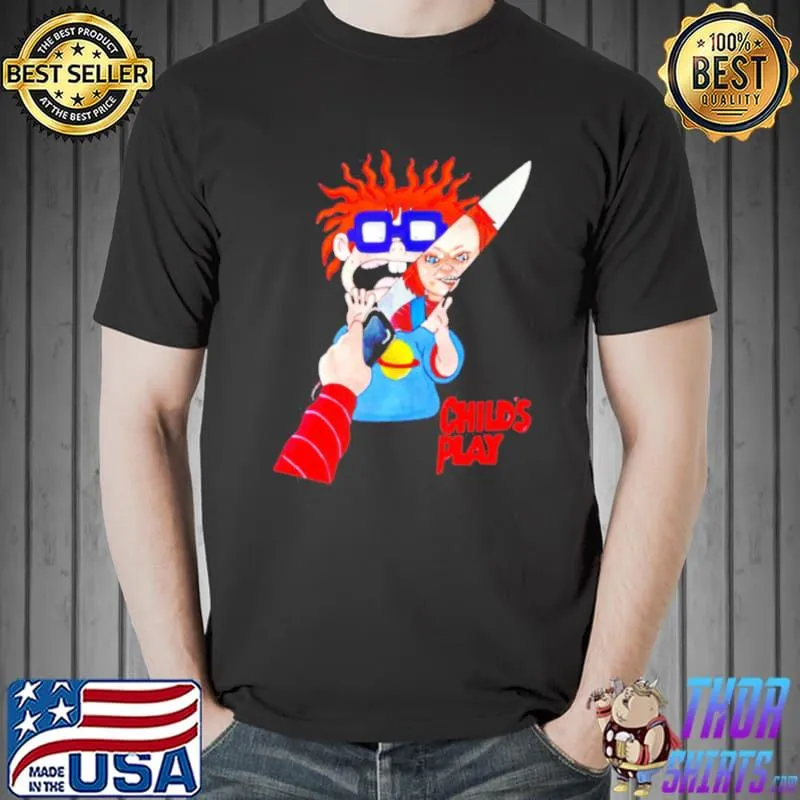 Awesome Rugrats Meets Child’s Play Chuckie Horror Shirt Unisex