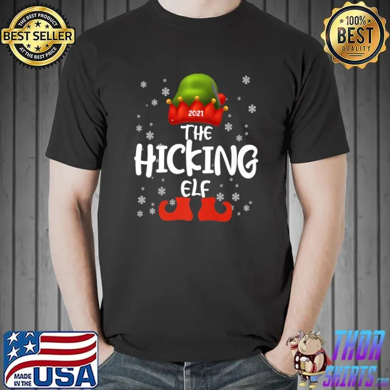 Awesome The Hicking Elf Family Matching Christmas Funny PJ Premium T-Shirt Unisex