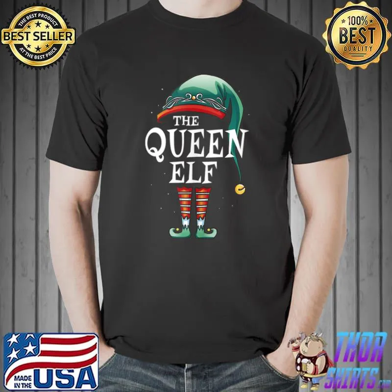 Awesome the Queen Elf - Cute Christmas Holiday Costume T-Shirt Unisex