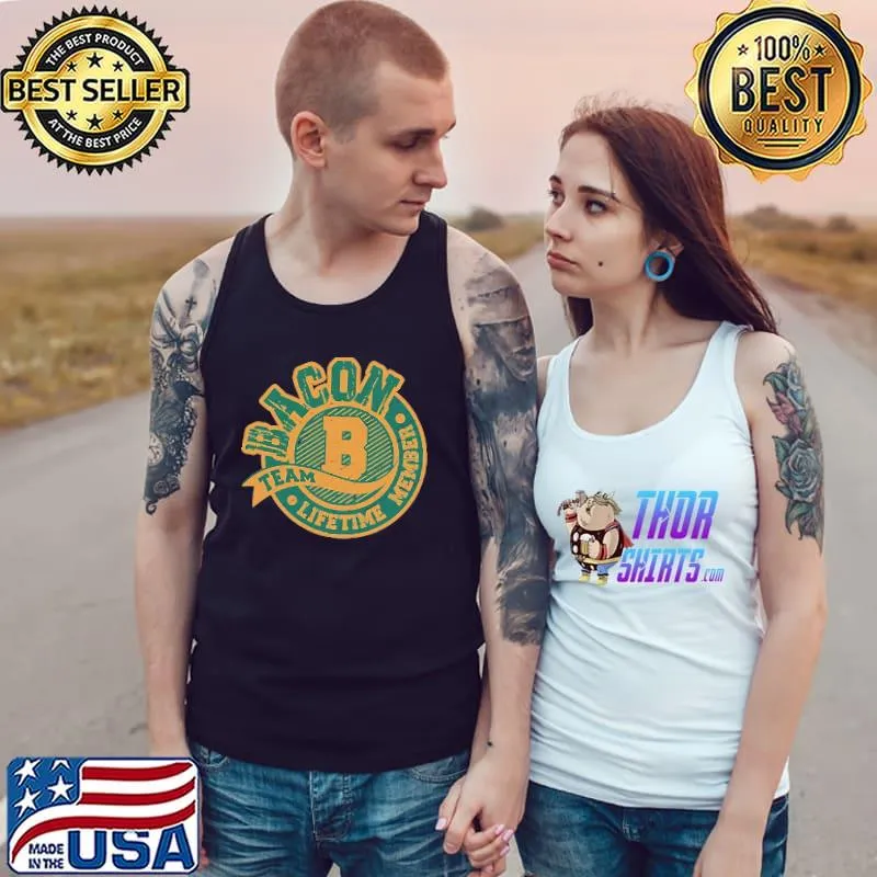 Bacon Team Lifetime Memver Vintage Shirt Tank Top