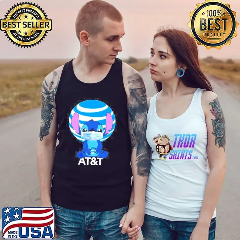 Best Baby stitch face mask hug at&t logo Tank Top