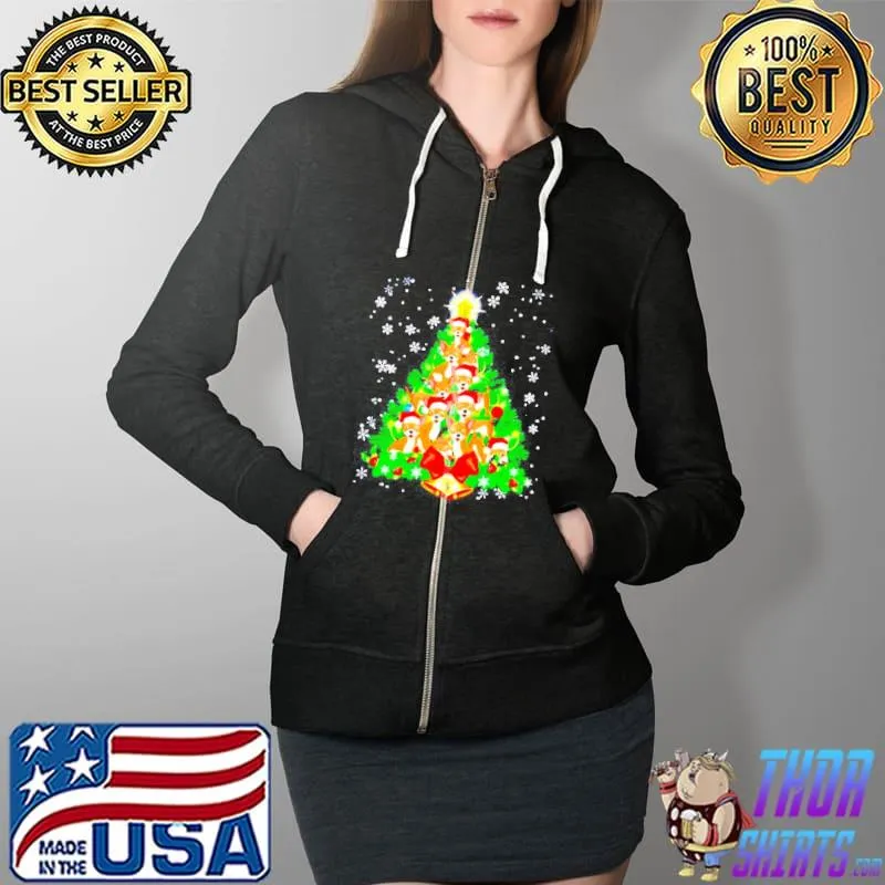 BEST CHIHUAHUA MAKE CHRISTMAS TREE SWEATER Full Zip Hooded
