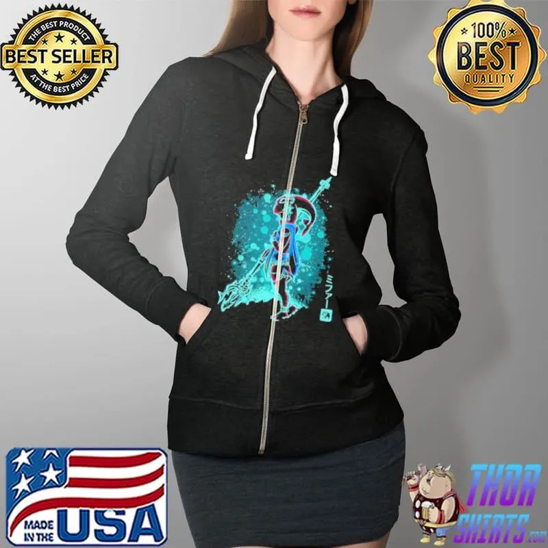 Best child The Legend of Zelda Breath of the Wild Prodige Champion Mipha Shirt Full Zip Hooded