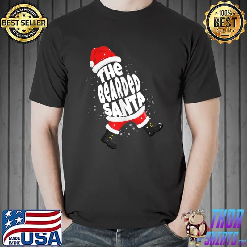 Best Christmas Bearded Santa Claus I The Bearded Santa T- Unisex