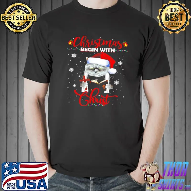 Best Christmas begin with christ Unisex