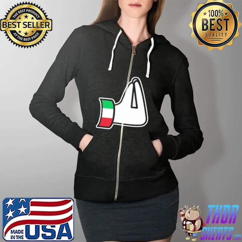 Best Cute Italia Football Team Minimalism Shirt Full Zip Hooded