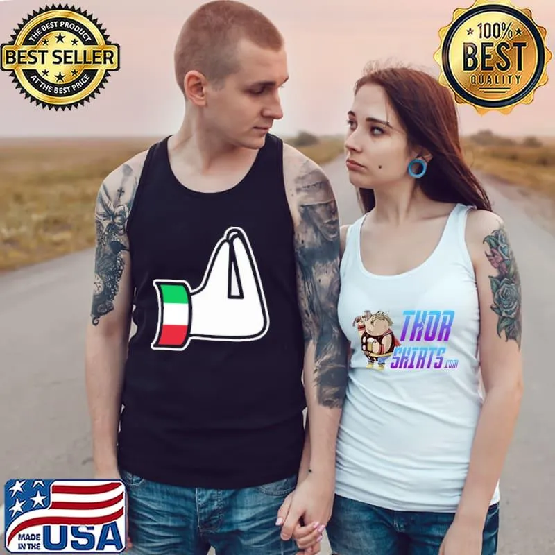 Best Cute Italia Football Team Minimalism Shirt Tank Top