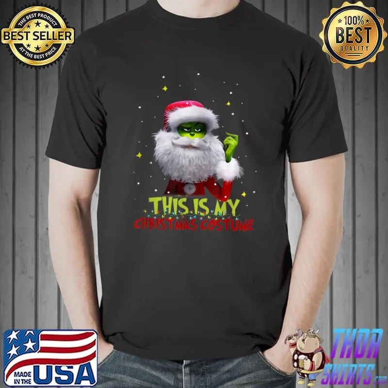 Best cute Santa Hat This Is My Christmas Costume Merry Christmas T-Shirt Unisex