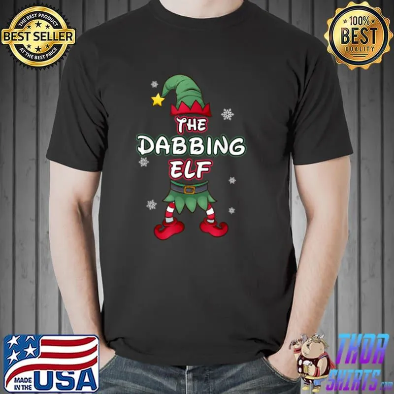 Best dabbing Elf christmas pajamas pjs matching family group T Shirt Unisex