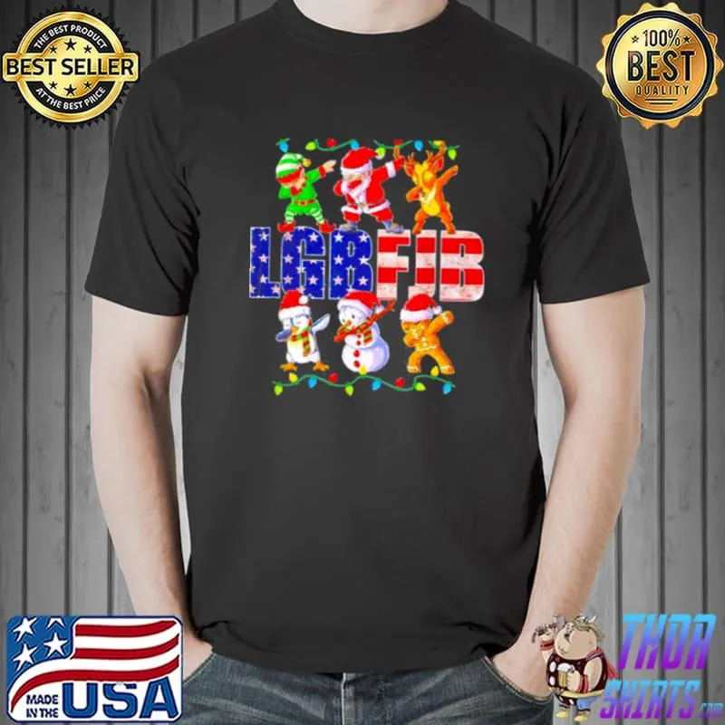 Best Dabbing Santa Elf Friends Christmas Funny Xmas Dab Shirt Unisex
