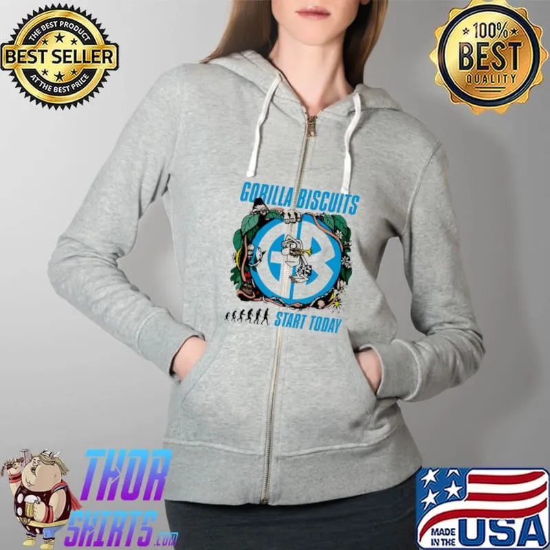 Best gorilla biscuits start today big mouth lyrics s Full Zip Hooded