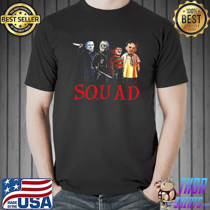 Best Horror Movies Killers The Killing Squad Shirts