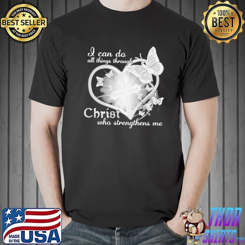 Best I Can Do All Things Through Christ - Lung Cancer Awareness Shirt Unisex