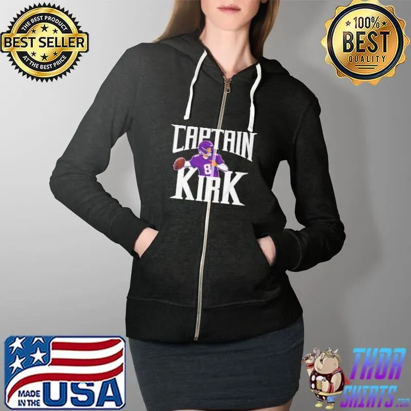 Best Kirk cousins captain kirk Minnesota vikings Full Zip Hooded