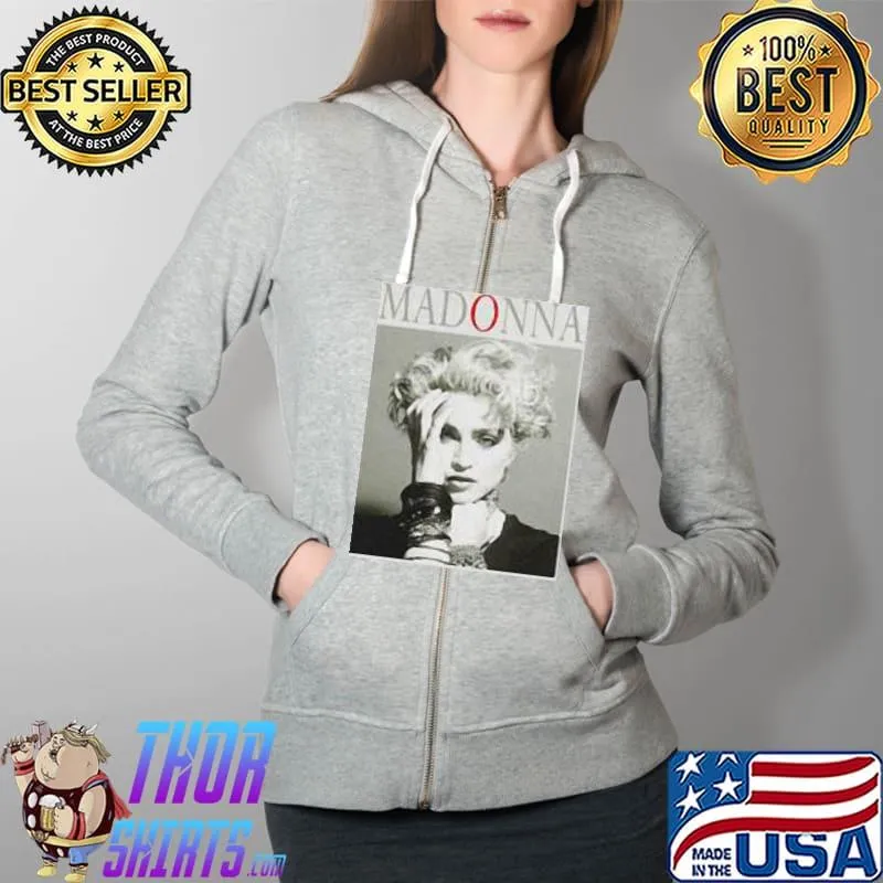 Best Madonna Singer Amercan Vintage Shirt Full Zip Hooded
