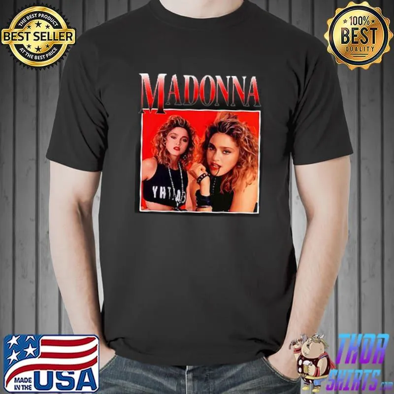Best Madonna Singer Queen of Pop Vintage Shirt Unisex