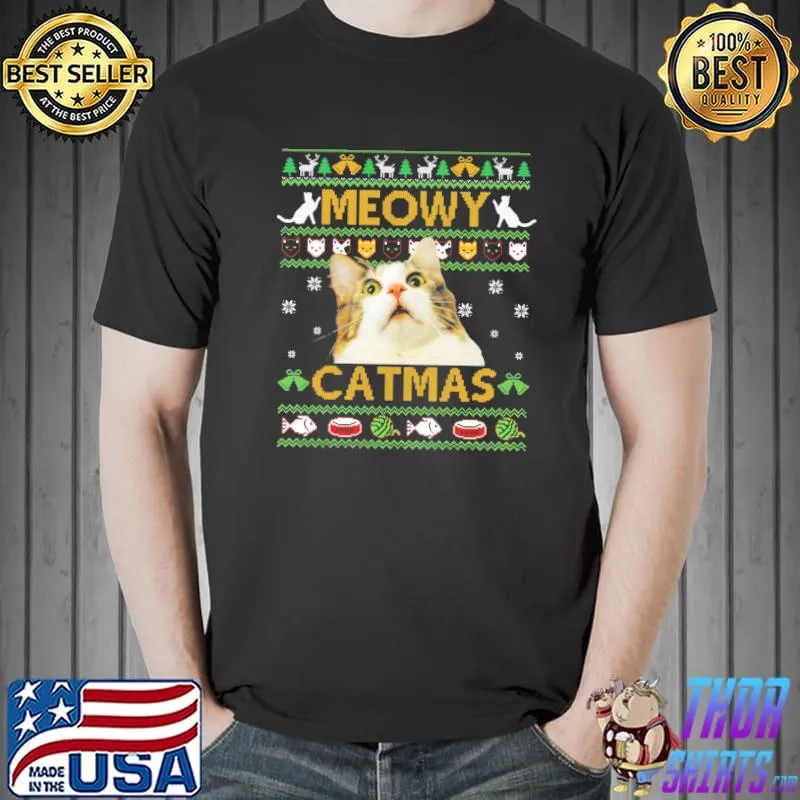 Best Meowy Catmas Christmas Unisex Sweatshirt