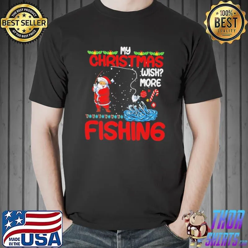Best merry fishmas fishing ugly christmas boy shirt