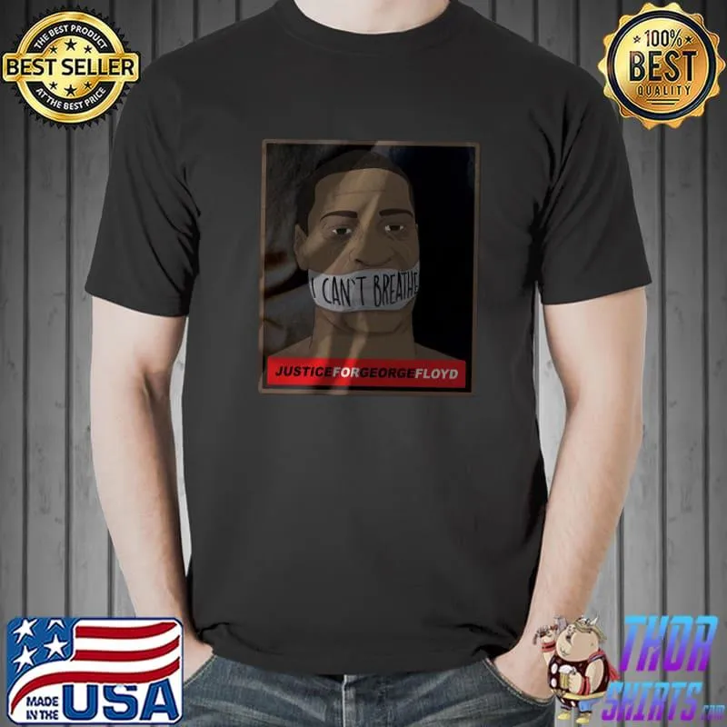 Best Official I Can’t Breathe Justice For George Floyd Shirt Unisex